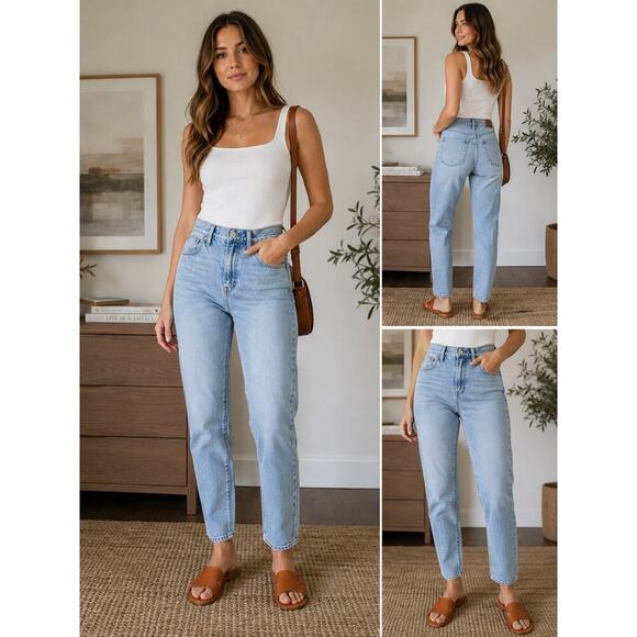 Madewell Denim - Madewell The Perfect Vintage Jean Women’s Size 29 Light Wash High Rise Cotton